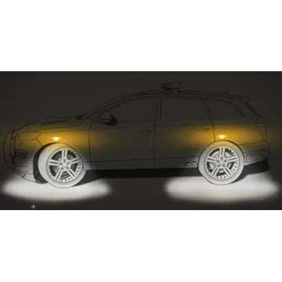 911 Signal LED-Blitzleuchte POLARIS, gelb, ECE- R65 - 1 - Stück 911 Signal
