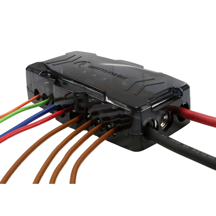 Stromverteiler 4-pol, Plus und Minus