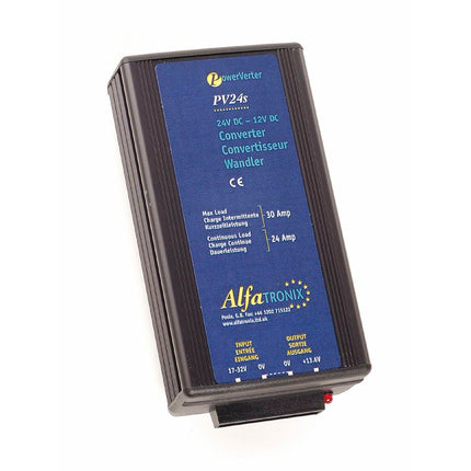 Alfatronix – Spannungswandler, 24 V auf 12 V, 24 A