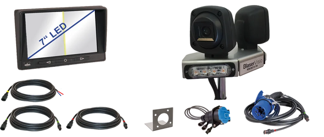 QVK Starterkit Einzelmonitor & Kamera-Set Multicam Kamerasystem 5 m - 1 - Stück Hischier Auto AG