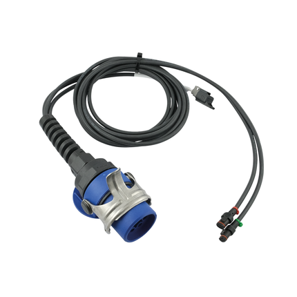 QVK Kameraset 50°,  ABS Stecker mit 3 Meter Anschlusskabel für die Einzelmontage, inkl. Warnlicht - 1 - Stück Diverse