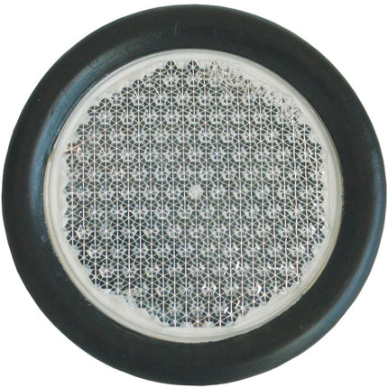 WEGU Rückstrahler rund. weiss. 80mmø