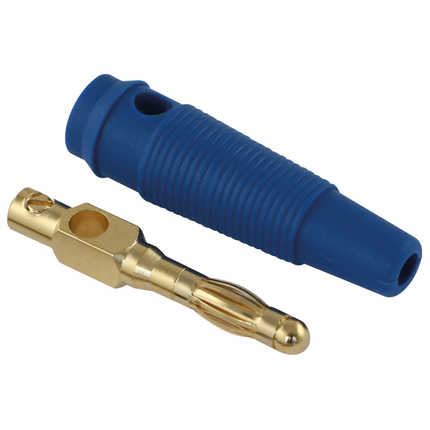Bananenstecker blau ø 4 mm