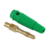 Bananenstecker grün ø 4 mm RA15gn/2