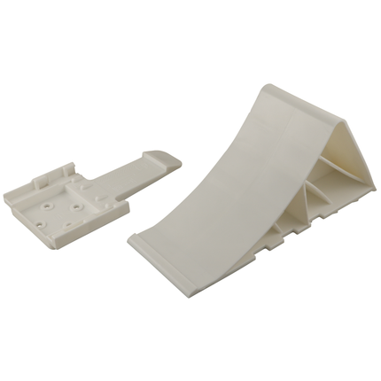 Radkeil mit Halter weiss