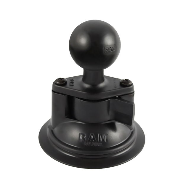 RAM Mounts Saugfuss mit Diamond Platte, C-Kugel (1.5“) RAM224U - Hischier Auto AG