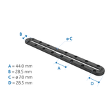 RAM Mounts Tough-Track-Schiene 304.8 mm RAPTRACKA12U