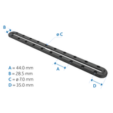 RAM Mounts Tough-Track-Schiene 406.4 mm RAPTRACKA16U