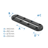RAM Mounts Tough-Track-Schiene 127 mm RAPTRACKA5U