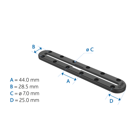 RAM Mounts Tough-Track-Schiene 228.6 mm RAPTRACKA9U - Hischier Auto AG