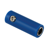 Bananenkupplung blau ø 4 mm RB05bl/2