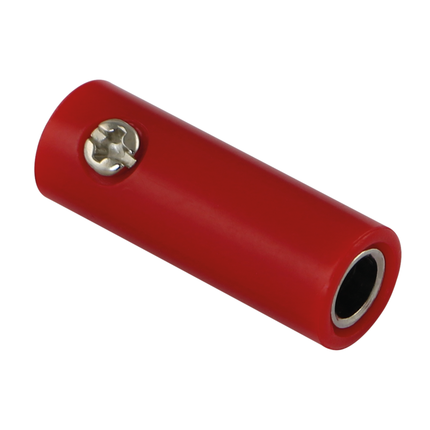 Bananenkupplung rot ø 4 mm