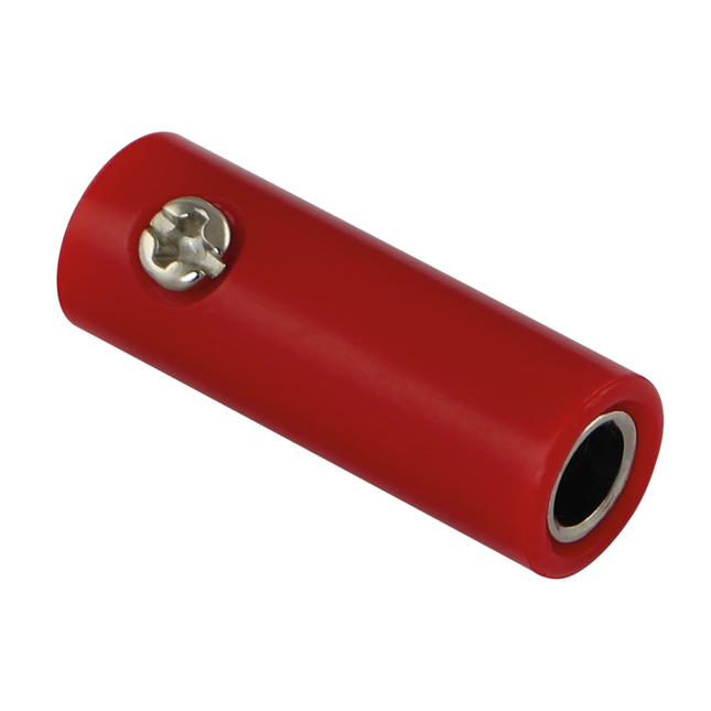 Bananenkupplung rot ø 4 mm