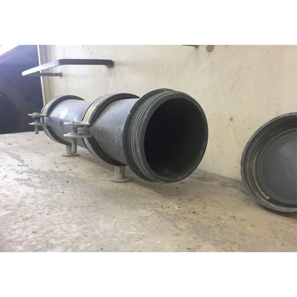 Rohrschelle mit Gummi MP-L-I 73-82 M8/M10