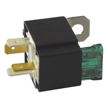 Mini-Relais 0 - 1 12 V mit Stecksicherung 30 A