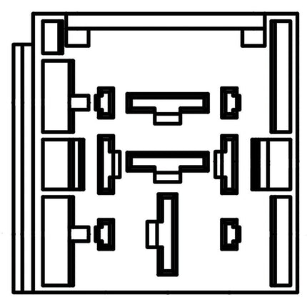 Sockel für Mini-Power-Relais RLAC...