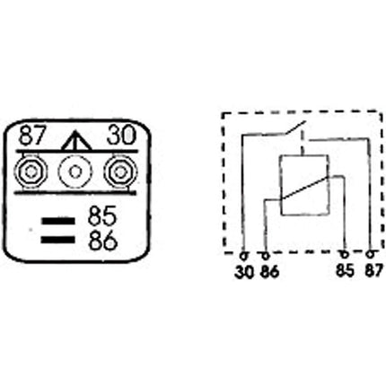 Hochleistungsrelais 24 V 60 A