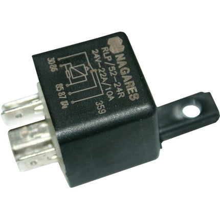 Mini-Relais Wechsler mit Widerstand 24V