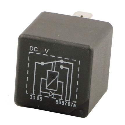 Mini-Relais Wechsler mit Diode 12 V *wasserdicht*