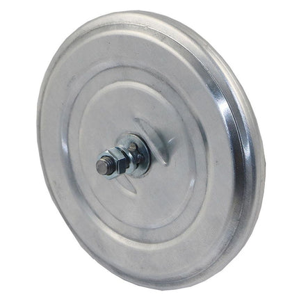 WEGU Rückstrahler rot mit Alu-Rahmen ø80mm