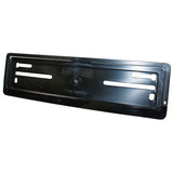 Kennzeichenhalter Fix aus KS schwarz H2 inkl. Steg RS1/30x8