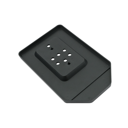 Kennzeichenhalter E-Bike, Mofa aus KS schwarz neutral