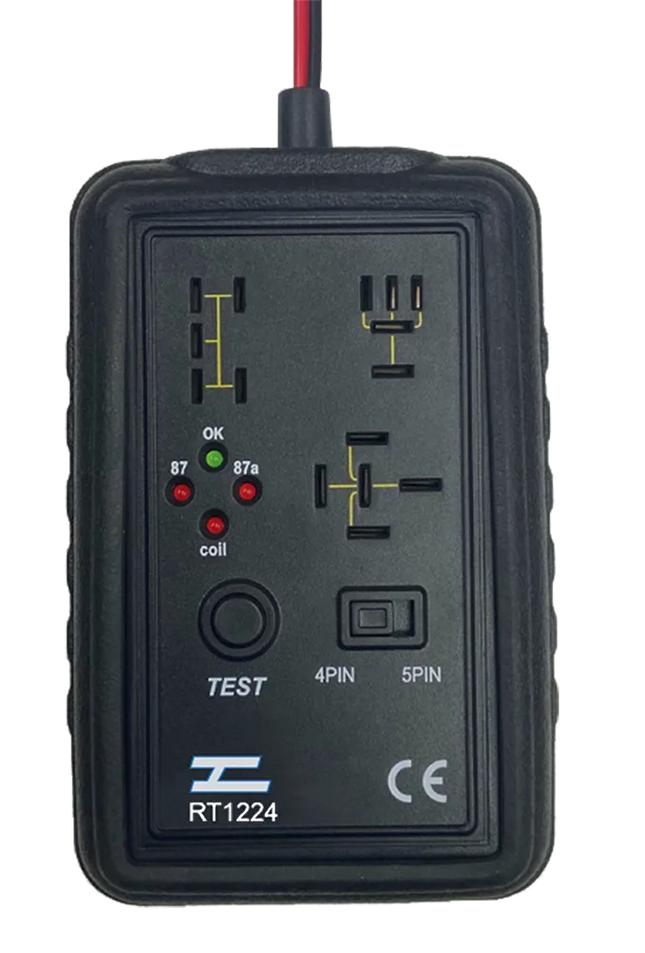 Relais Diagnosetester 12 und 24 V mit Fehleranzeige - 1 - Stück
