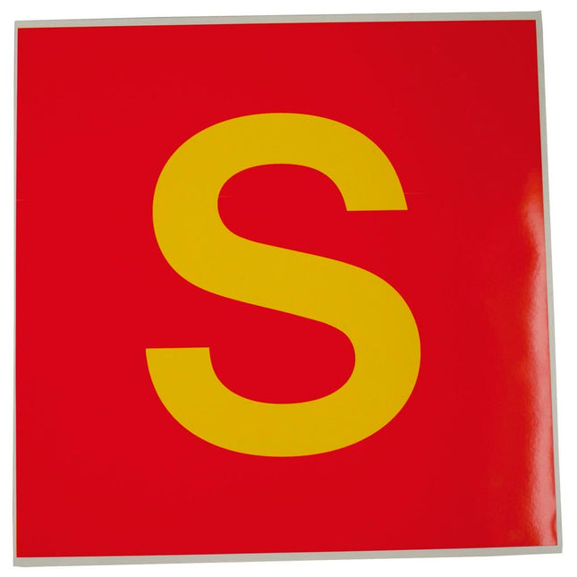 S - Transit Schild selbstklebend