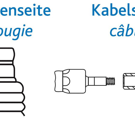BBT Kerzenstecker 1 KΩ Mercedes