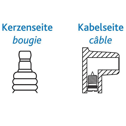 BERU Zündkerzenstecker Bakelit SAE