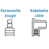 BERU Zündkerzenstecker Bakelit SAE 401109