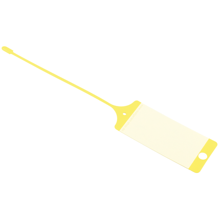 PP-Etikette gelb/weiss beschriftbar