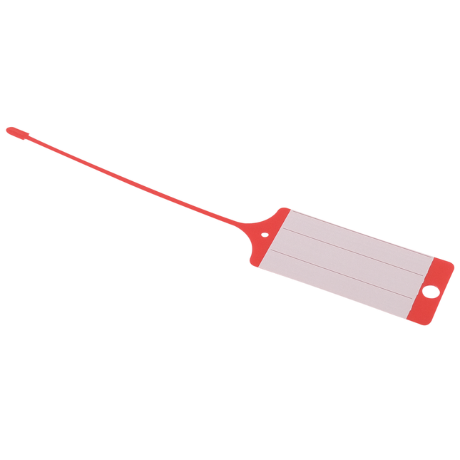 PP-Etikette rot/weiss beschriftbar