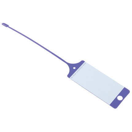 PP-Etikette violett/weiss beschriftbar