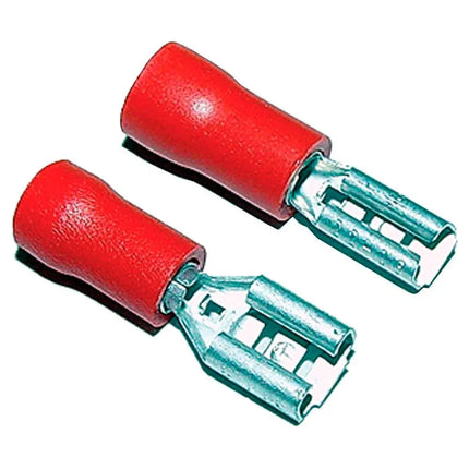 Flachsteckhülsen isoliert 2.8+4.8mm - 1 - Stück Diverse