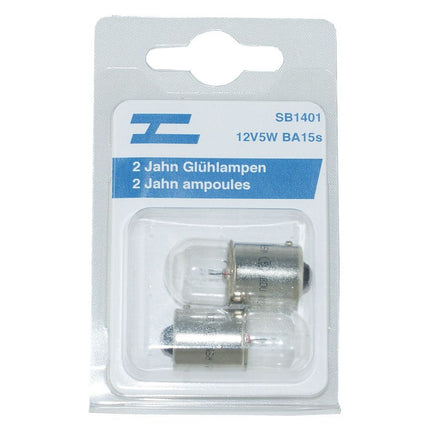 2 Jahn Glühlampe Ba15s 12V.5W 1011 SB1401