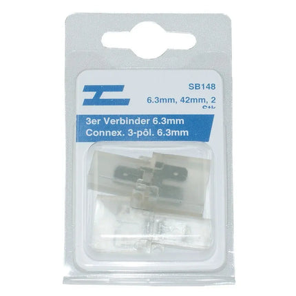 Abzweigstecker isoliert 6.3mm - 1 - Stück Diverse