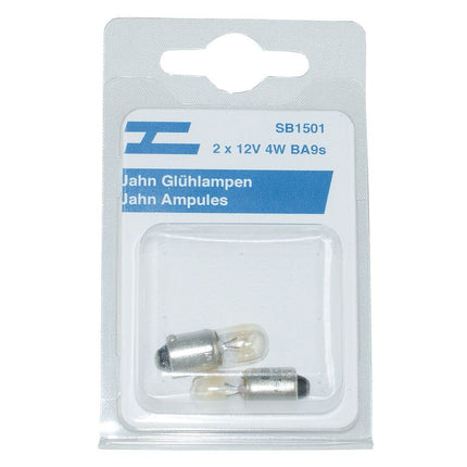 2 Jahn Glühlampe Ba9s 12V.4W (1013) SB1501