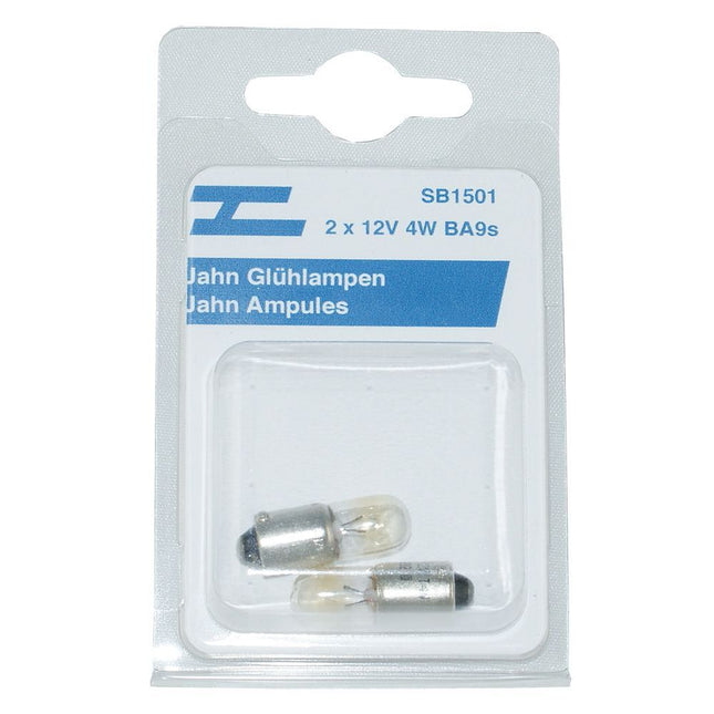2 Jahn Glühlampe Ba9s 12V.4W (1013) SB1501