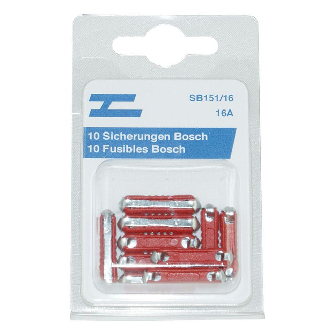 Sicherungen Bosch 10x 16 Amp.