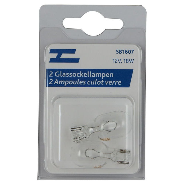 2 Glassockellampe Chrysler 12 V 16 W SB1607