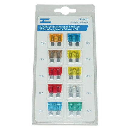 Stecksich. ATO-LED assort. 10 Stk. - 1 - Stück Diverse