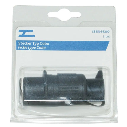 Stecker 3-pol. Typ Cobo mit Kappe - 1 - Stück Diverse