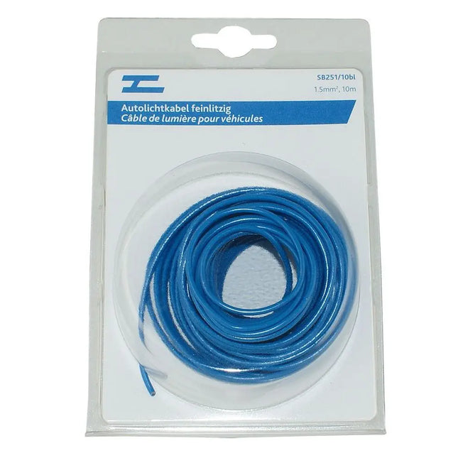 Autolichtkabel 1.5 mm2, 10m blau - SB251/10bl - 1 - Stück Diverse