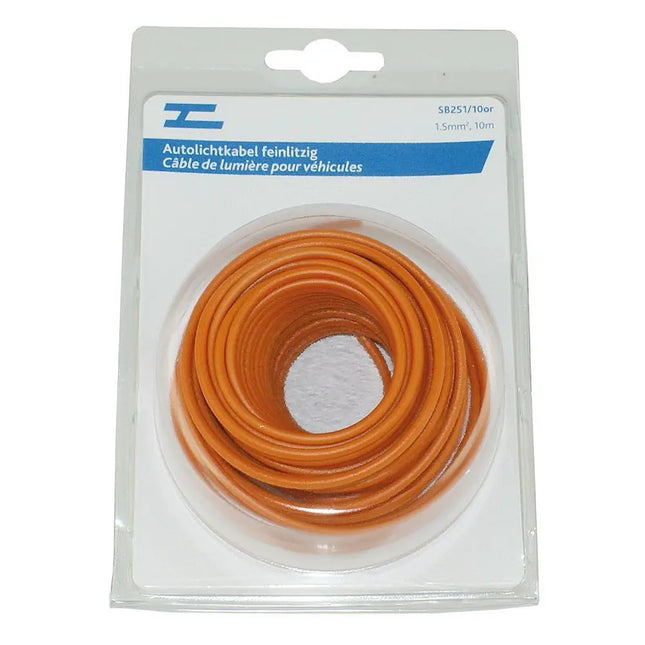Autolichtkabel 1.5 mm2, 10m orange - SB251/10or - 1 - Stück Diverse
