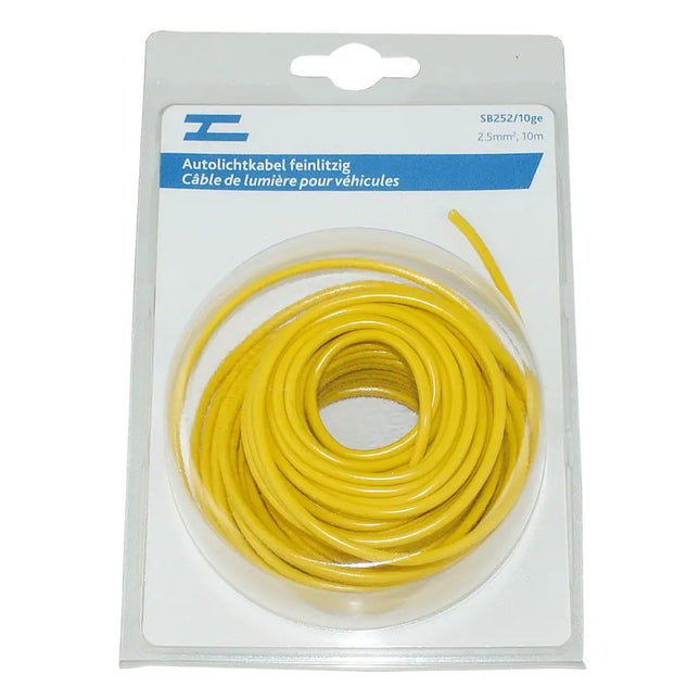 Autolichtkabel 2.5 mm2, 10m gelb - 1 - Stück Diverse
