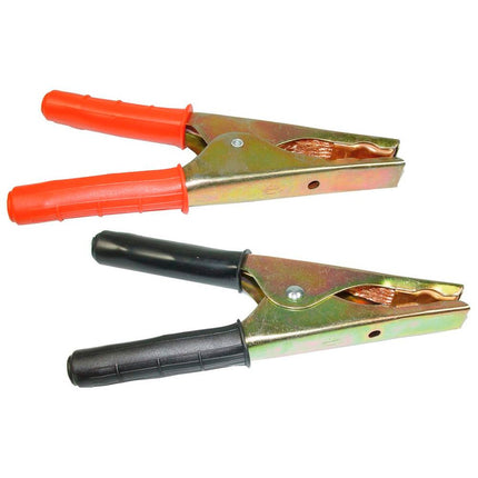 2 Ladezangen rot + sz. 300A. Masseband SB267 - Hischier Auto AG