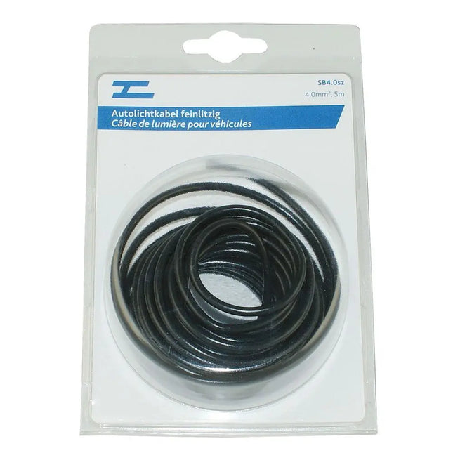Autolichtkabel 4.0 mm2, 5m schwarz - 1 - Stück Diverse