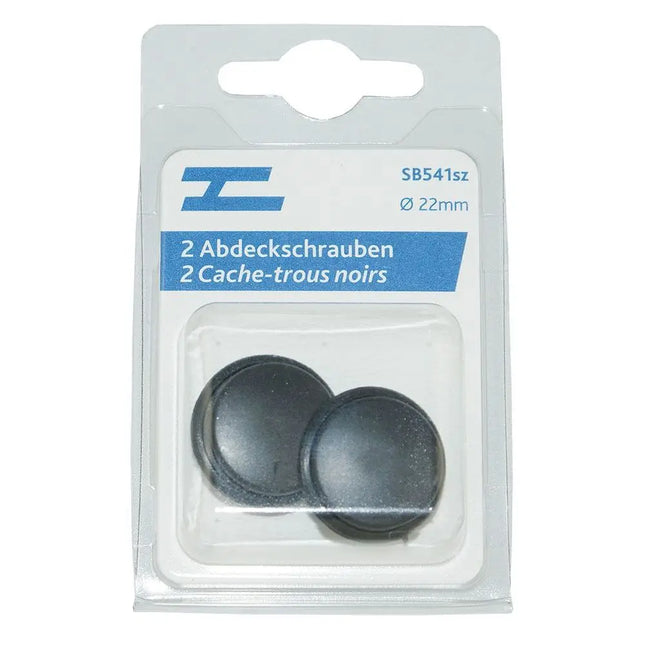 Abdeckschrauben 2 Stk ø22mm schwarz - 1 - Stück Diverse