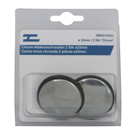 Chrom-Abdeckschrauben 2 Stk ø 40mm - 1 - Stück Diverse